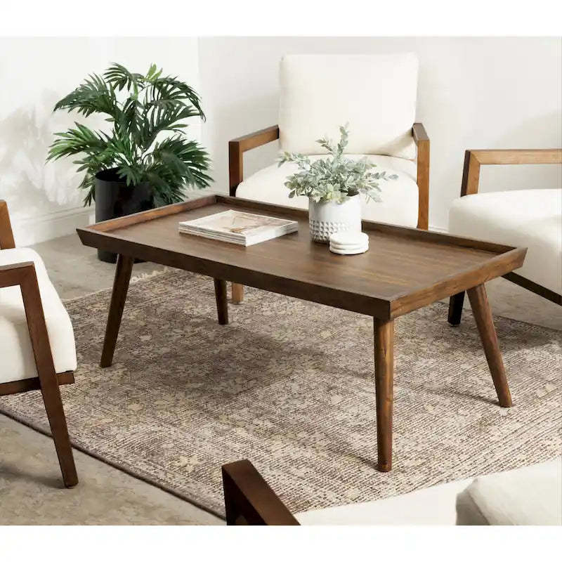 Kate and Laurel Eastmont Rectangle Wood Coffee Table