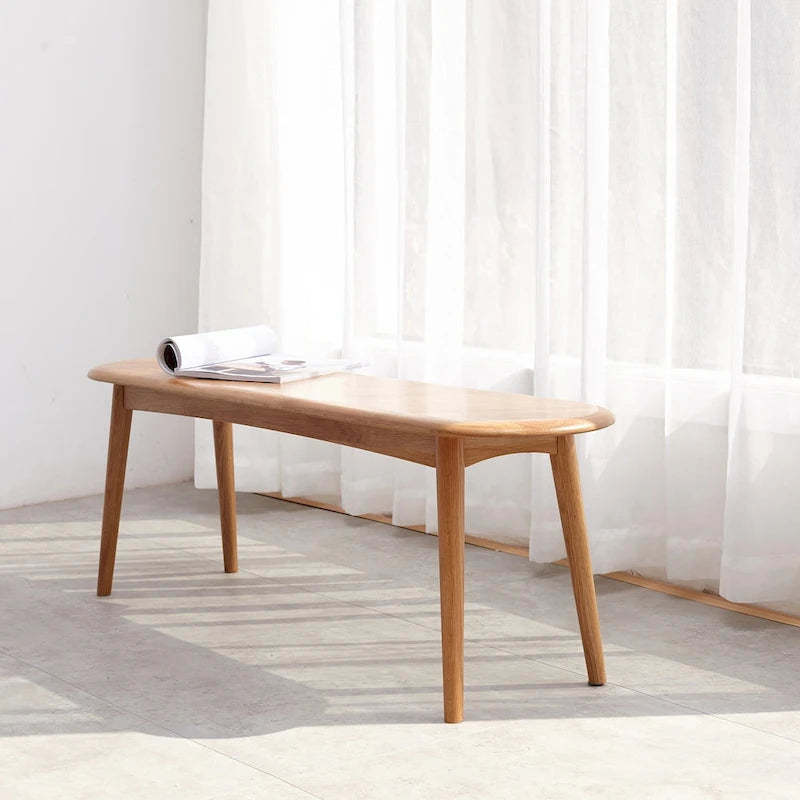 Natural Oak Wood for Dining Bench