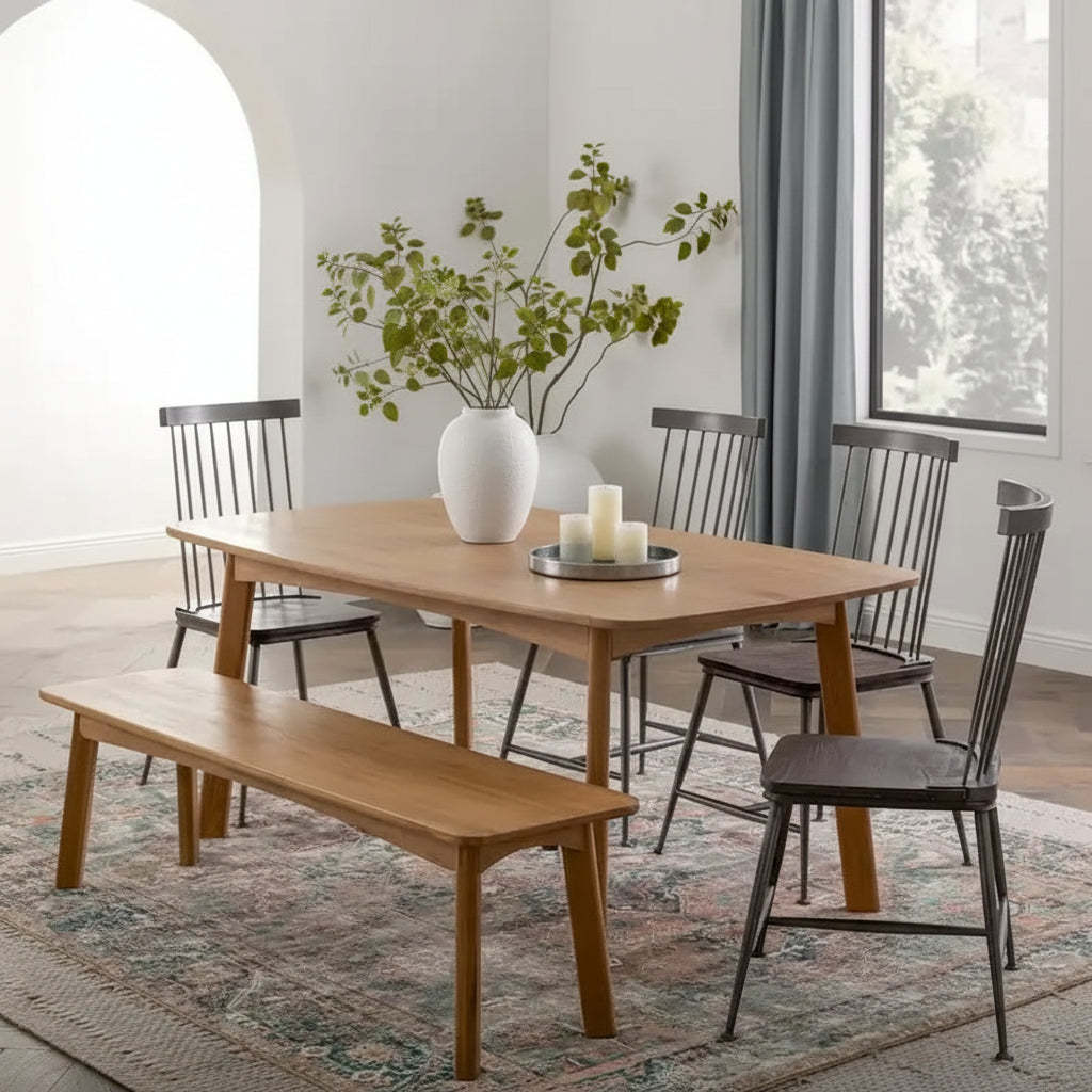 Hebgen Solid Oak Dining Table