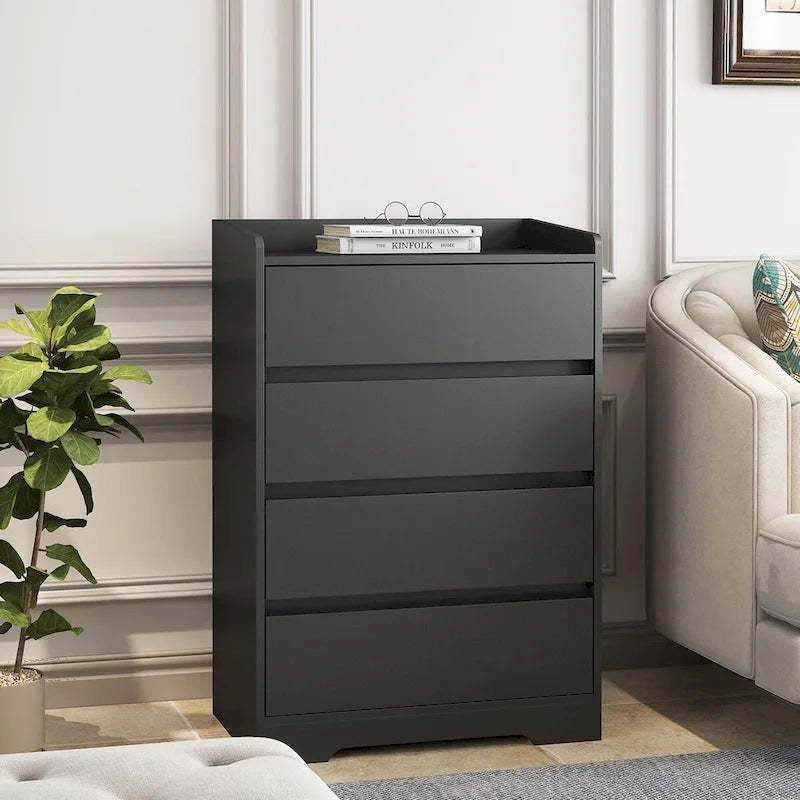 GEITIN Modern Wooden Dresser Cabinet with Sturdy Frame
