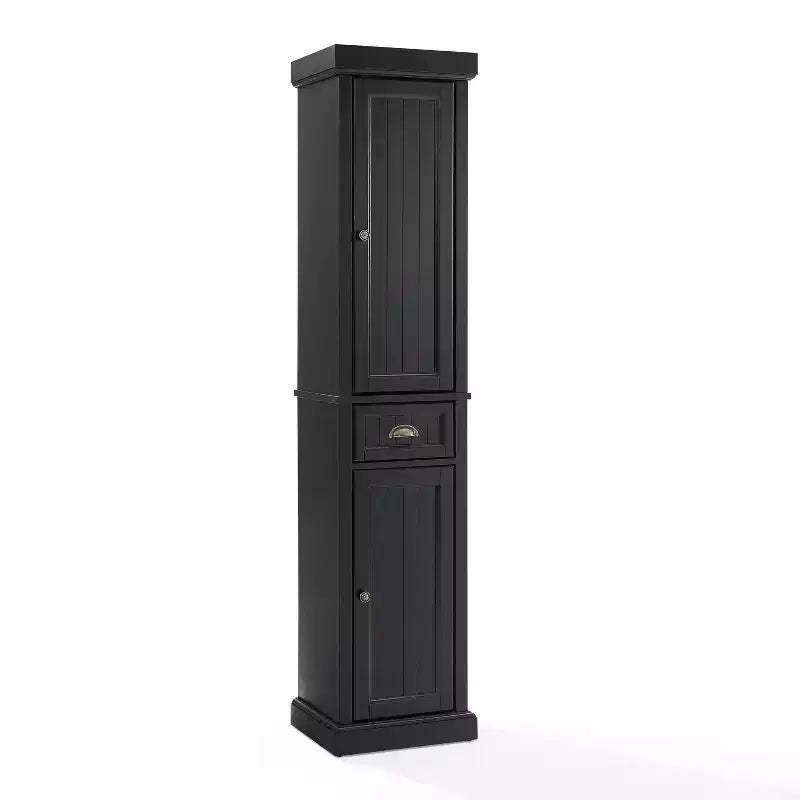 Crosley Seaside Tall Linen Storage Cabinet