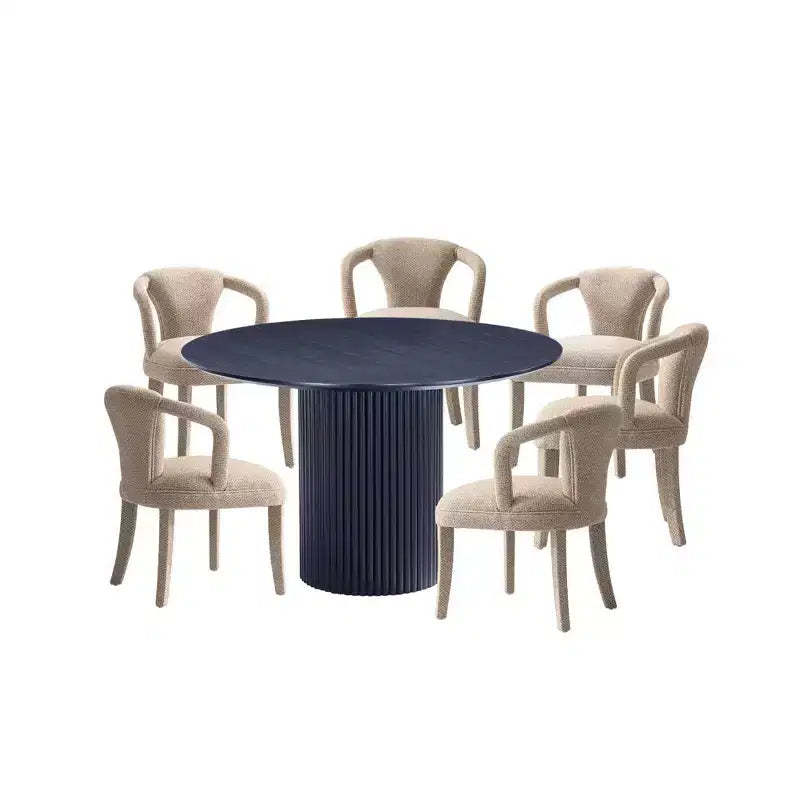 Manhattan Comfort 7pc Hathaway and Palmer Modern Dining Set