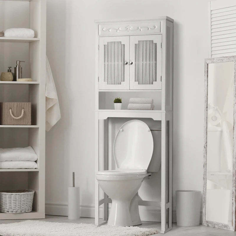 Teamson Home Lisbon Wooden Over-the-Toilet Space Saver