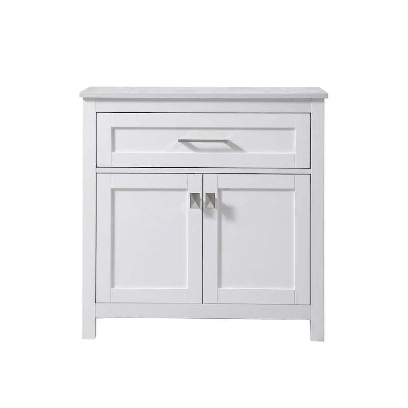 Indigo Home 30 Inch Bathroom Storage Freestanding Cabinet - 30 x 16