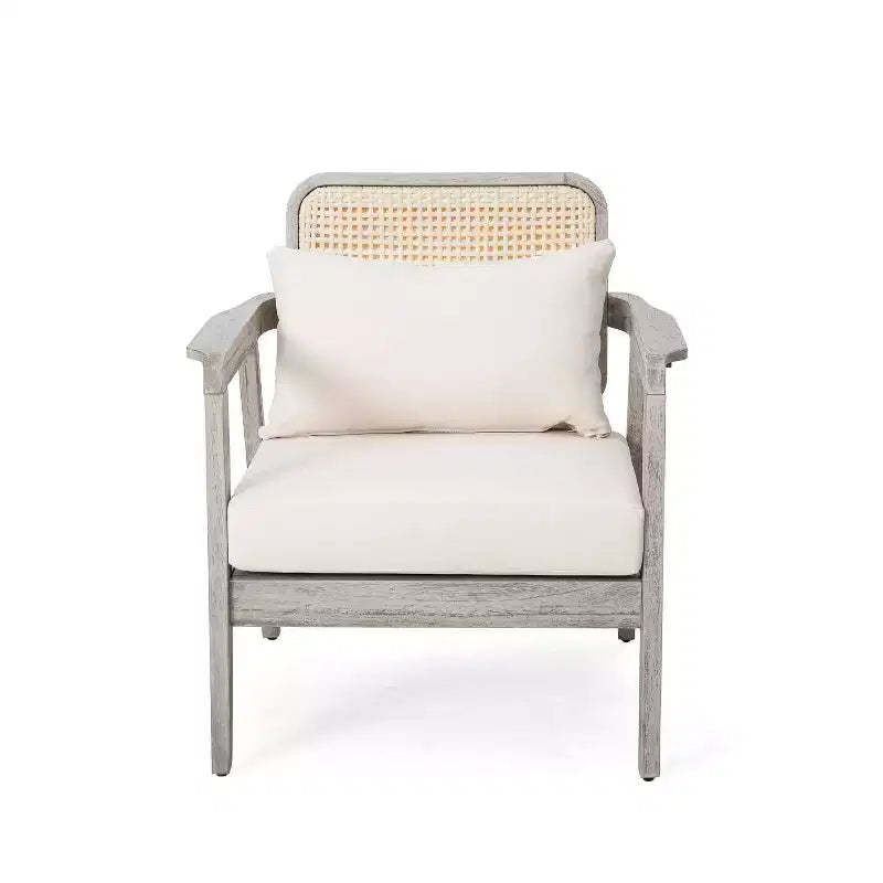 Christopher Knight Home Ursa Outdoor Patio Club Chair Acacia Wood