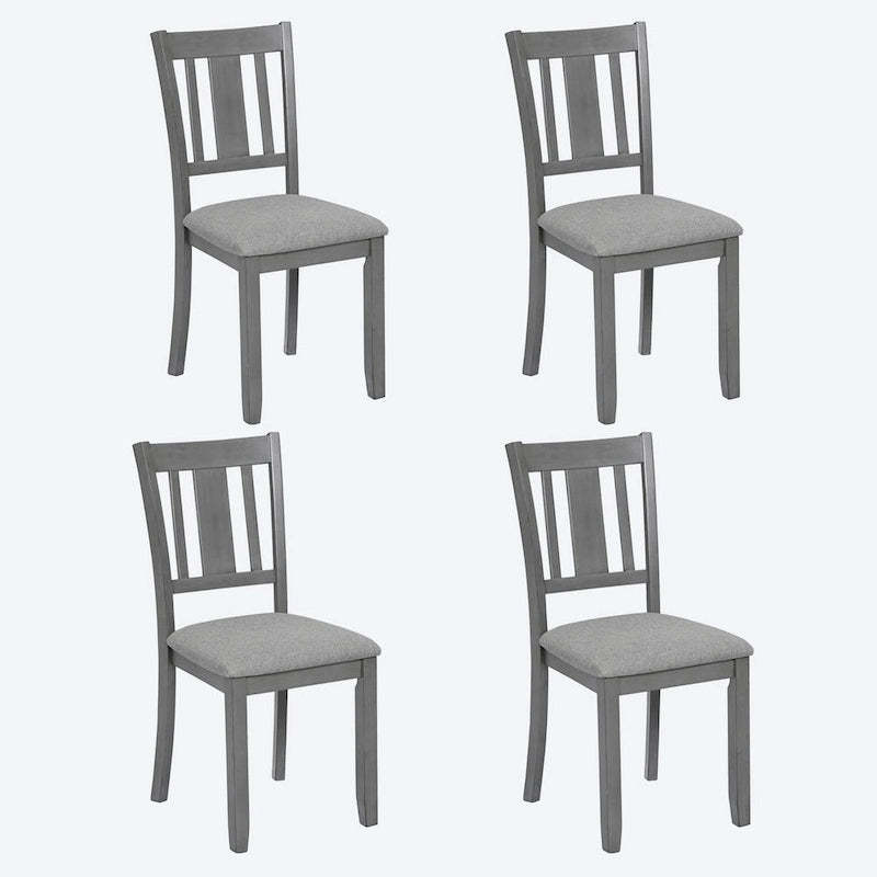 Set of 4 Counter Height Dining Chairs with Padded Seats