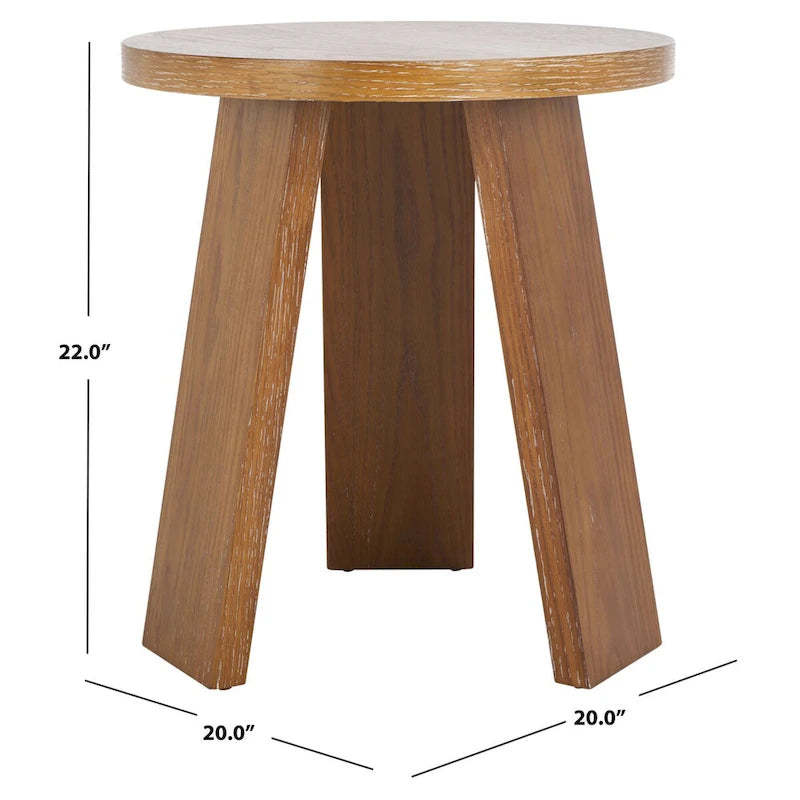 SAFAVIEH Couture Julianna Wood Accent Table - 20Wx20Dx22H