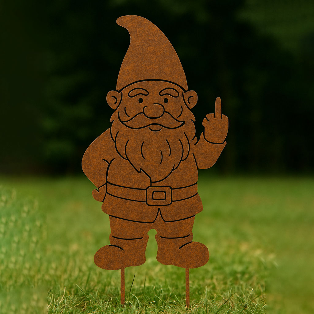 Funny French Bulldog Metal Silhouette Art Decor