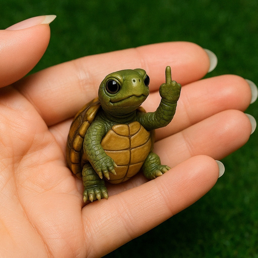 Funny Frog Statue Partner