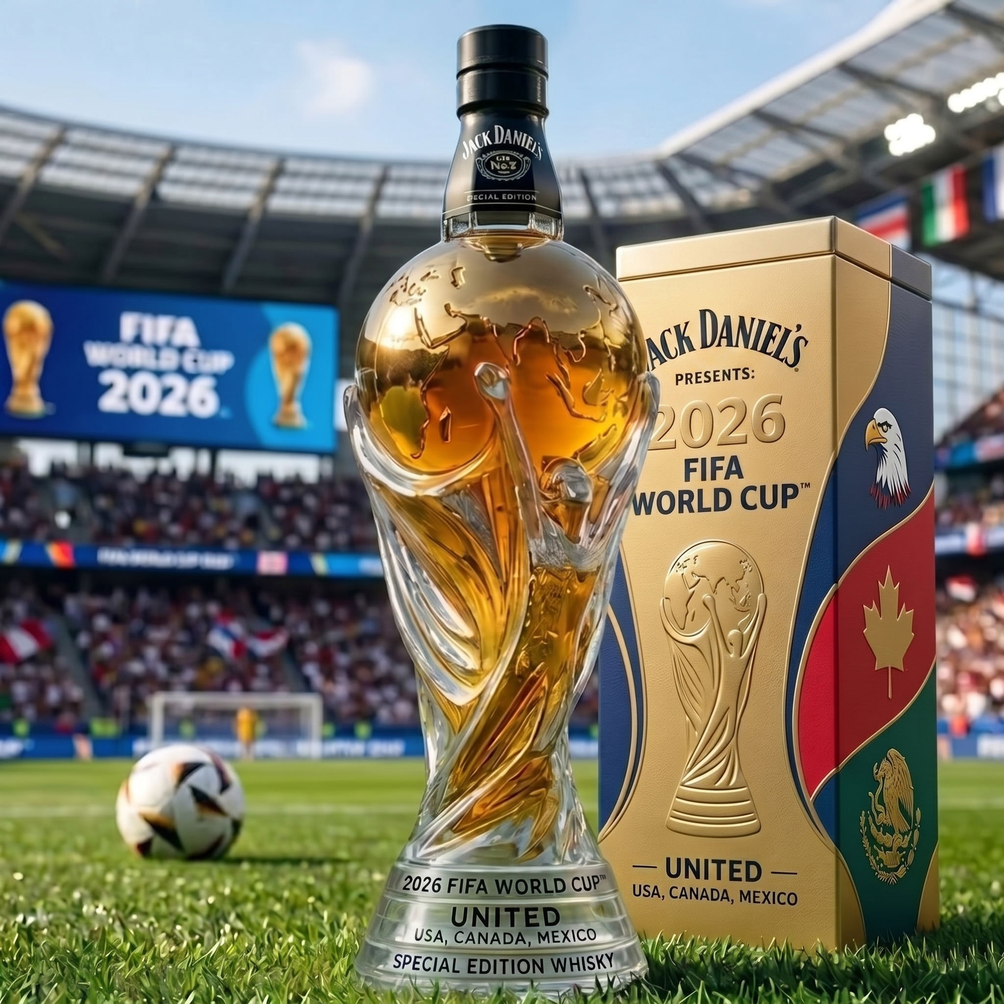 2026 FIFA World Cup Special Edition Whisky Bottle