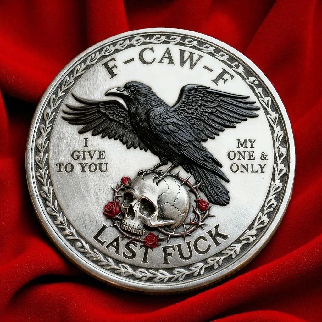 💥The F-CAW-F Coin — For Those Who Laugh at Life and Give Zero F*cks!