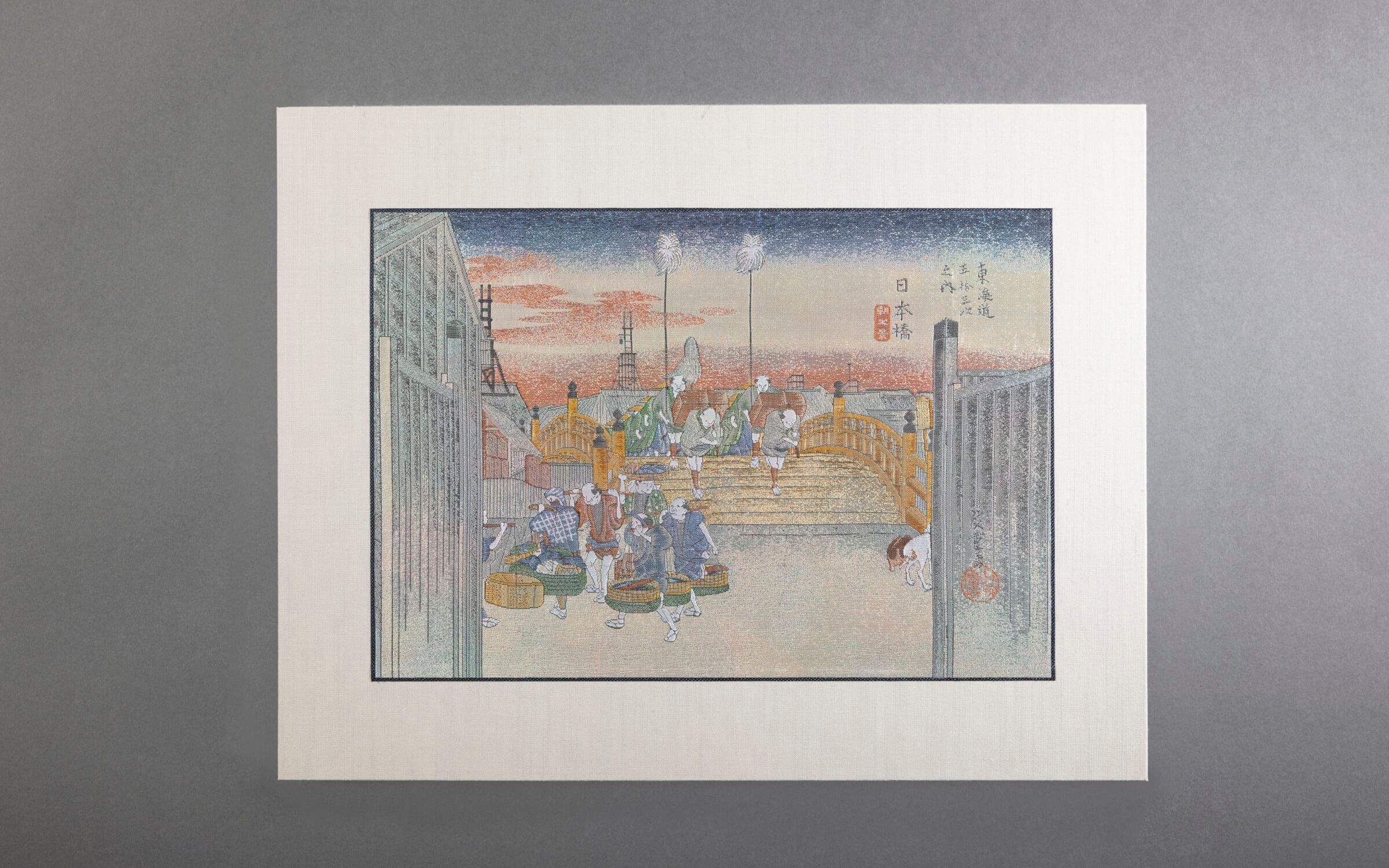 Morning Scene at Nihonbashi Bridge