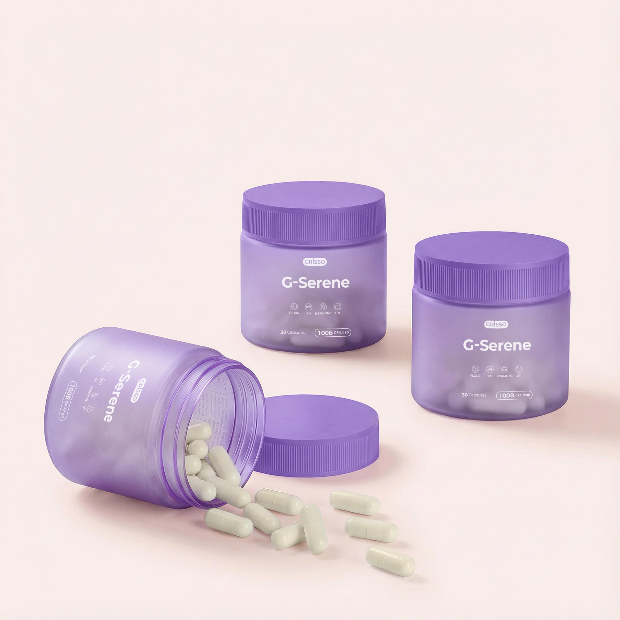 G-Serene 4-In-1 Women's Health Prebiotic + Probiotic*3 Bottles