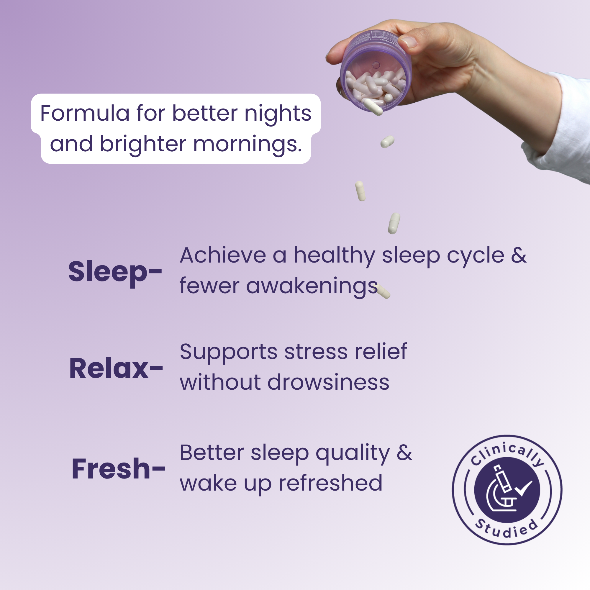 G-Serein Daily Cortisol Management Stress Release Probiotic