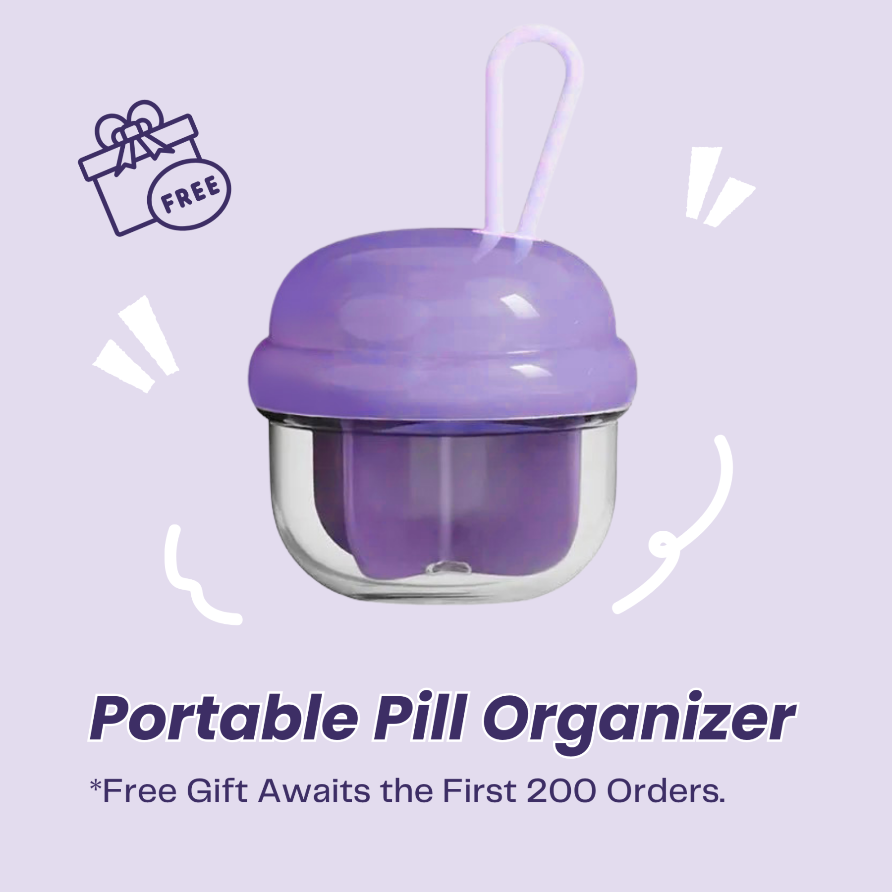 Portable Pill Organizer