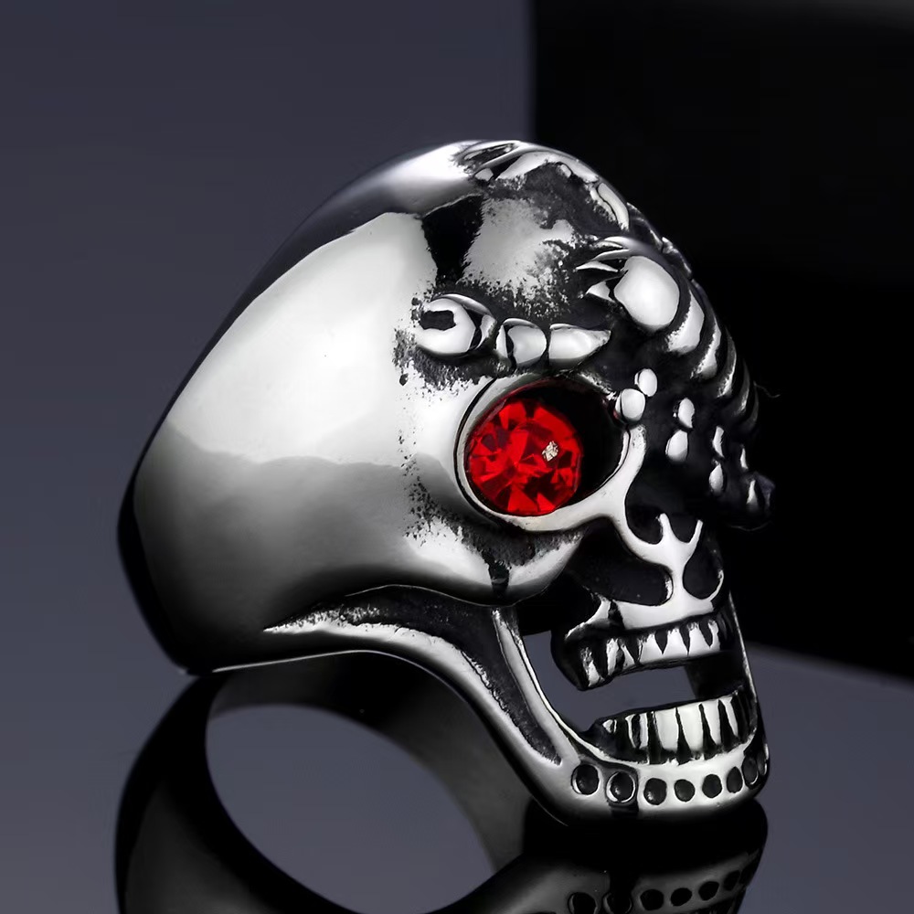 Skull and Scorpion Ring-stylishnooks