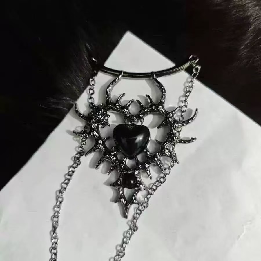 Gothic Dark Aesthetic Necklace-stylishnooks