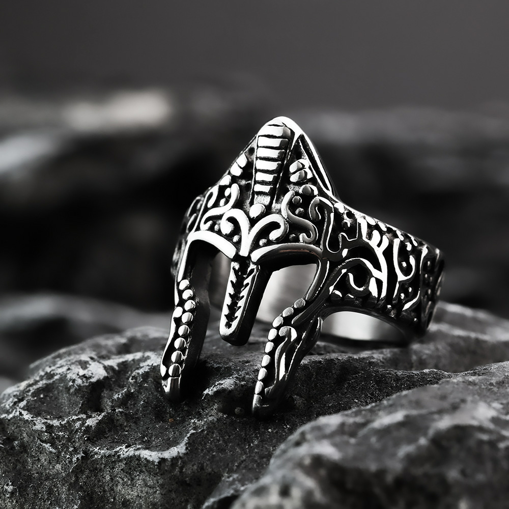 Spartan Mask Ring-stylishnooks