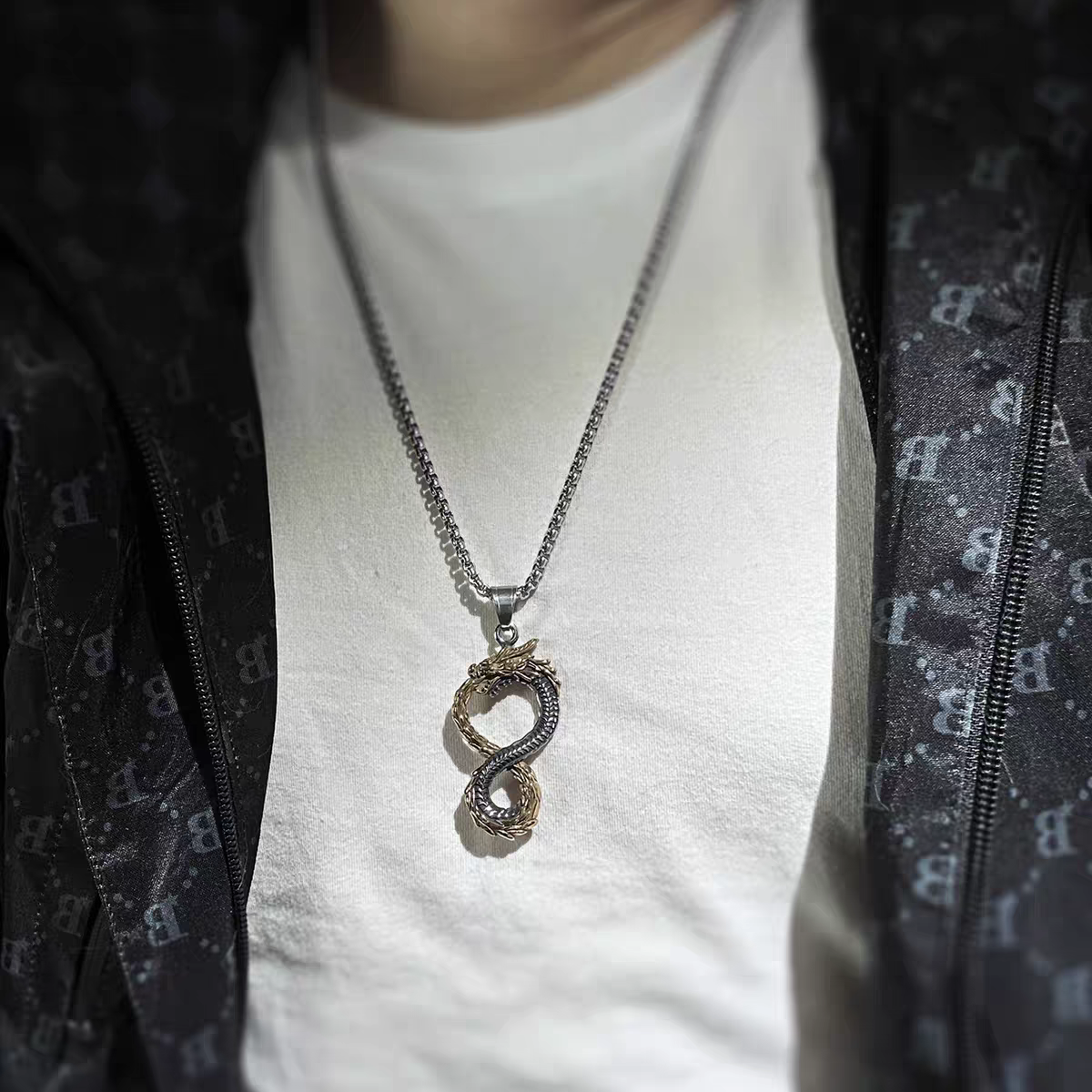 Ouroboros Dragon Pendant-stylishnooks