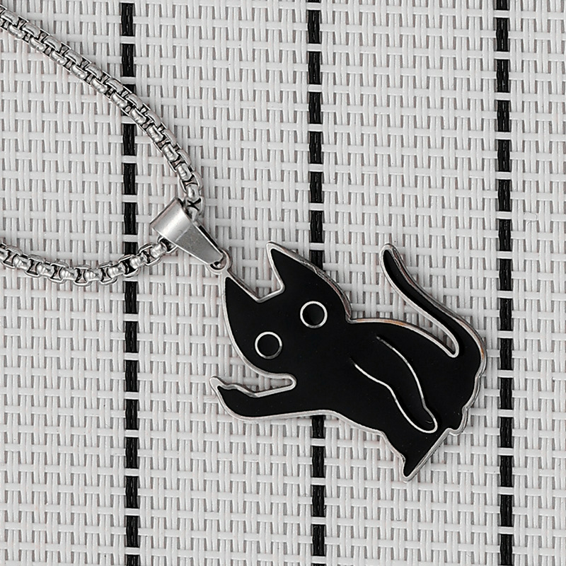 Sassy Cat Flip Off Pendant-stylishnooks