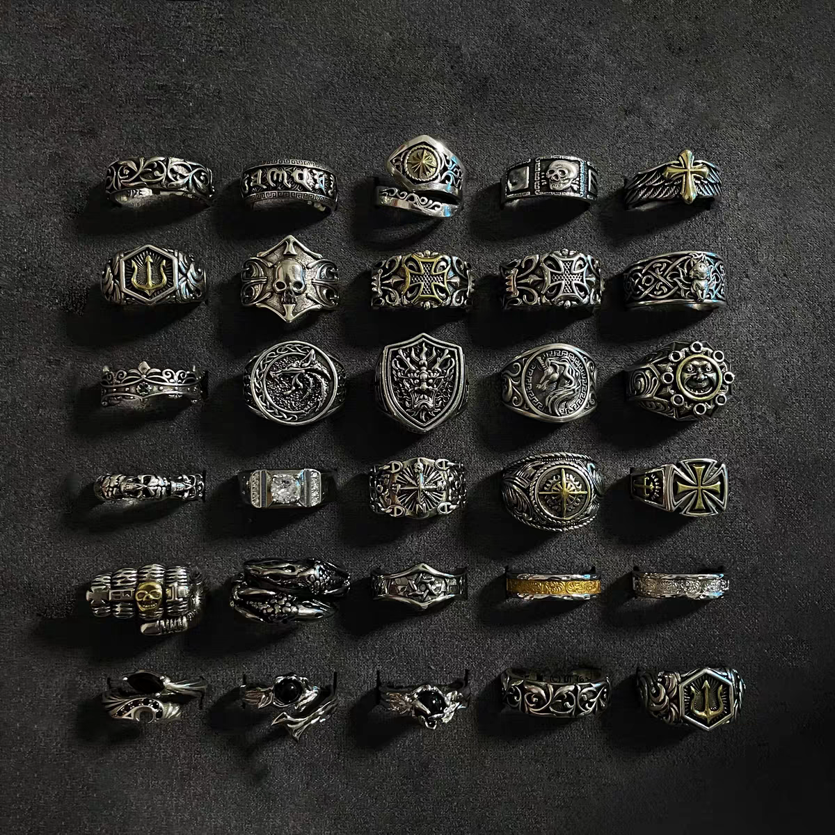 Adjustable Ring Bestsellers - Multi-Style Gothic, Hip Hop & Viking |-Shop Now & Save -stylishnooks