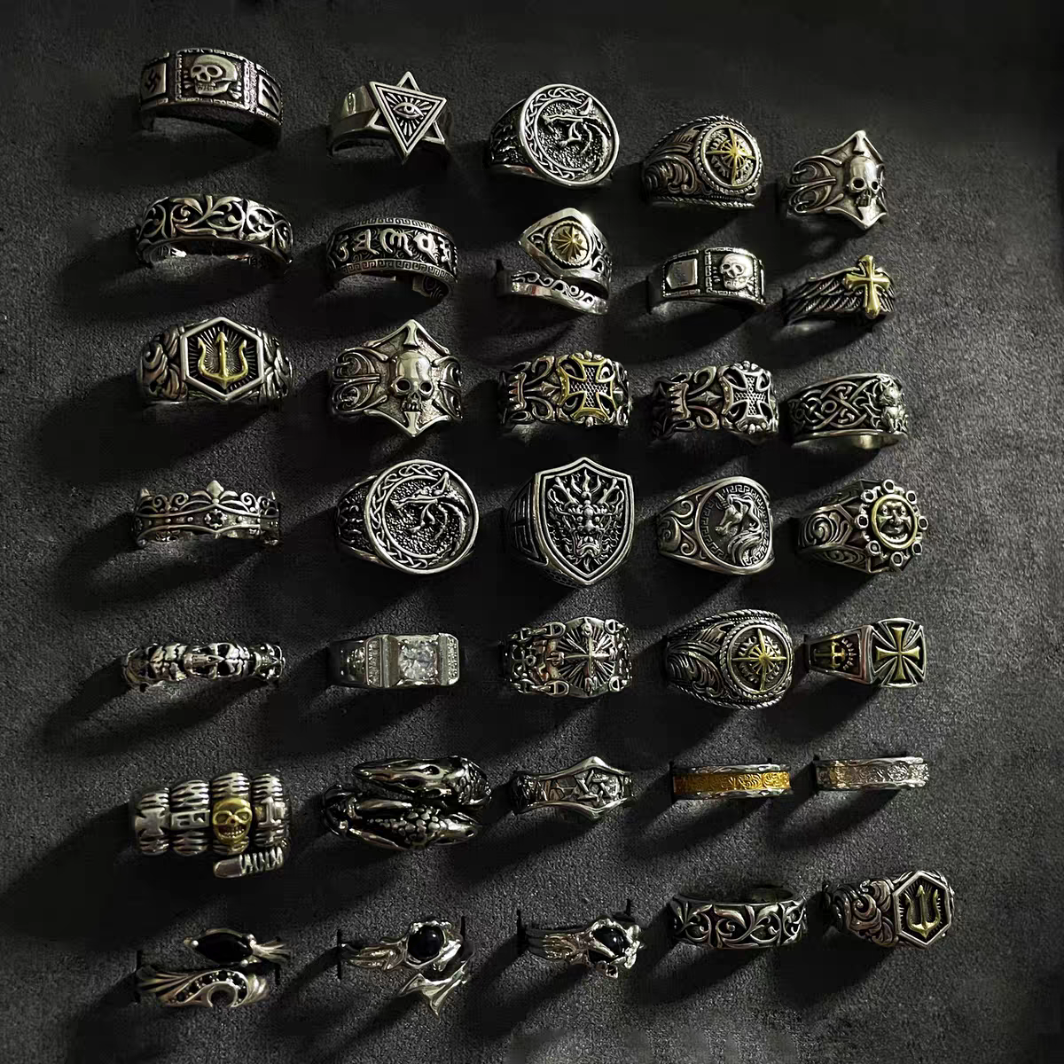 Adjustable Ring Bestsellers - Multi-Style Gothic, Hip Hop & Viking |-Shop Now & Save -stylishnooks