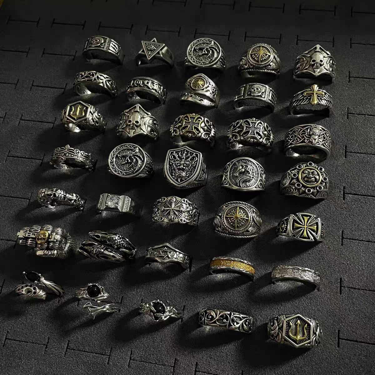 Adjustable Ring Bestsellers - Multi-Style Gothic, Hip Hop & Viking |-Shop Now & Save -stylishnooks