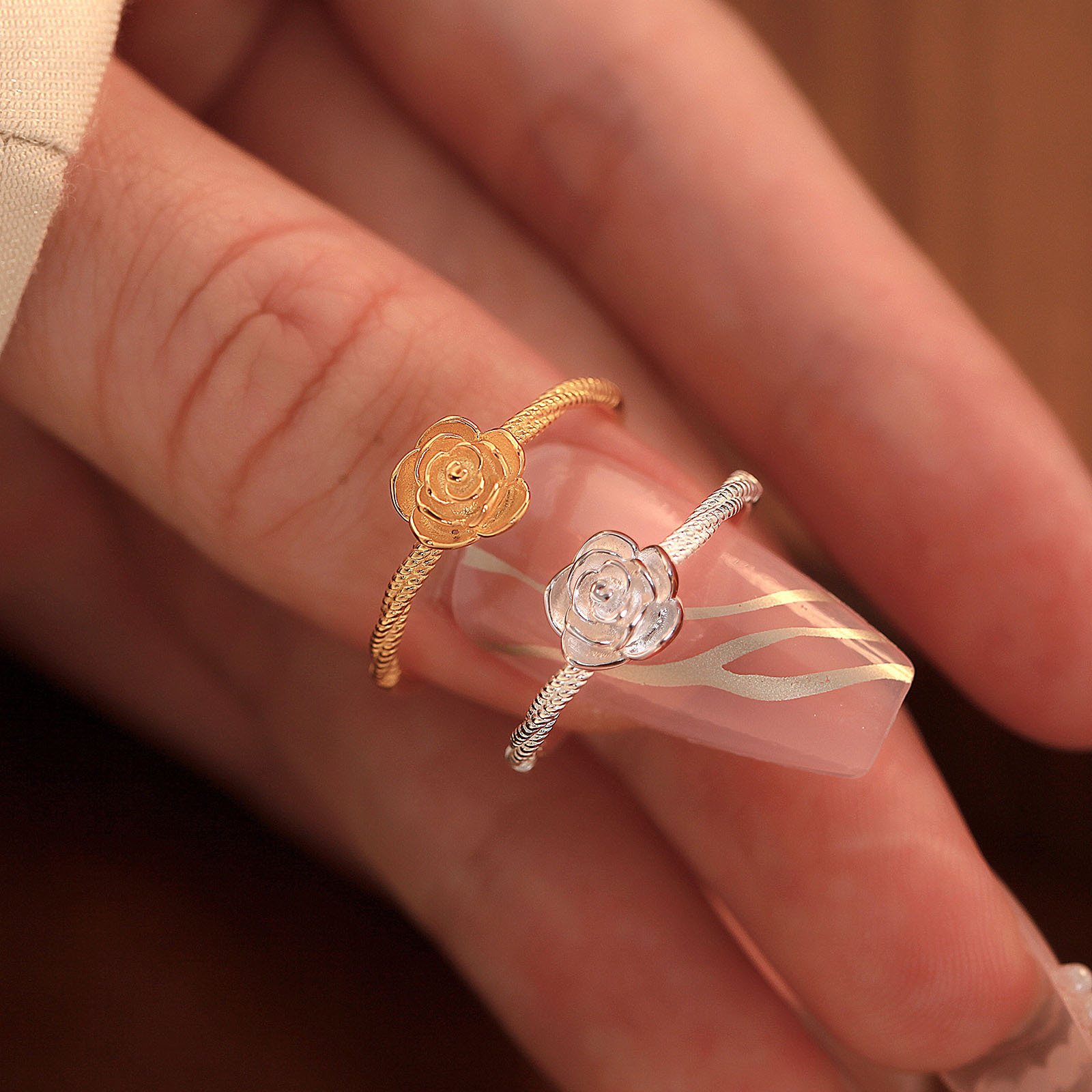 Camellia Whisper Ring-stylishnooks