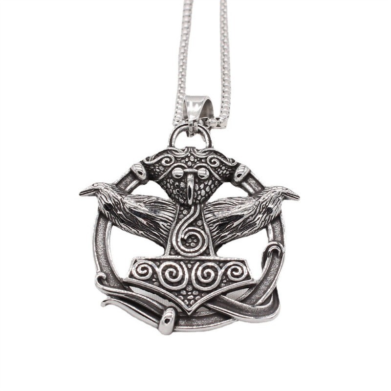 Mystical Celtic Knot Pendant Necklace, Ancient Symbol Necklace for Men-stylishnooks