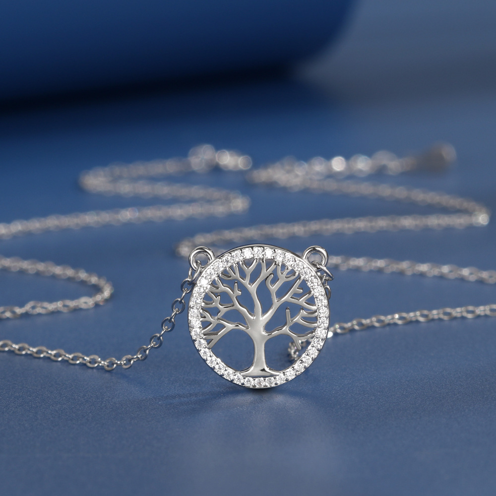 Women's-Tree of Life 925 Sterling Silver Openwork Jewelry Collection-stylishnooks