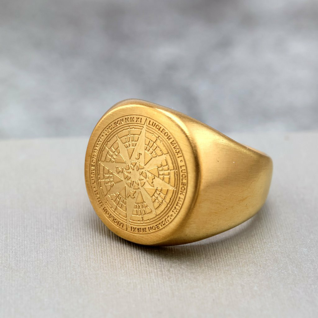 Viking Compass Ring-stylishnooks