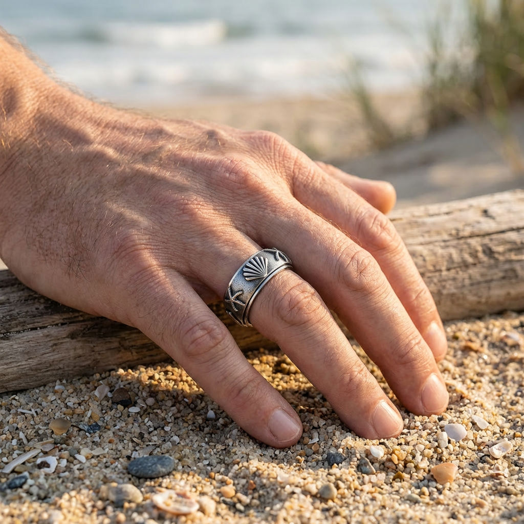 Rotating Shell and Starfish Ring