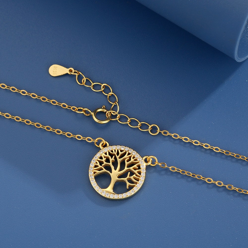 Women's-Tree of Life 925 Sterling Silver Openwork Jewelry Collection-stylishnooks
