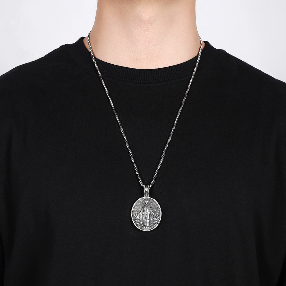 Unisex Keepsake Pendant Locket, Adjustable Long Layering Necklace-stylishnooks