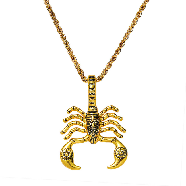Street Scorpion Chain Pendant-stylishnooks