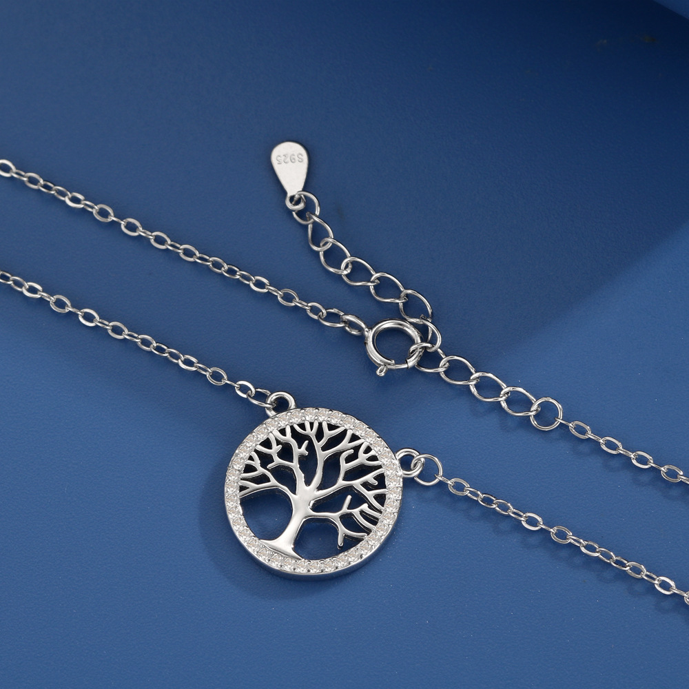 Women's-Tree of Life 925 Sterling Silver Openwork Jewelry Collection-stylishnooks