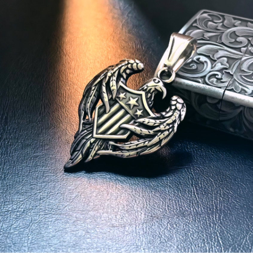 Bald Eagle Pendant-stylishnooks