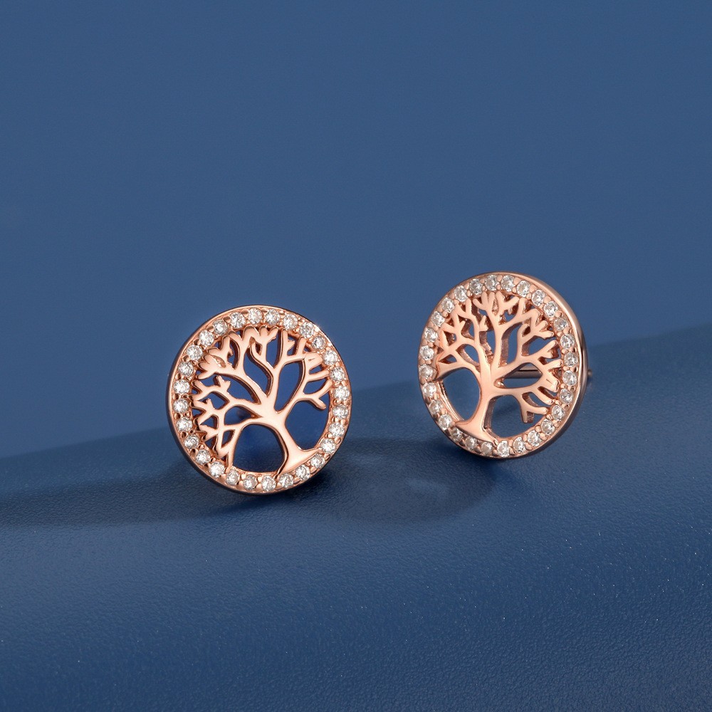 Women's-Tree of Life 925 Sterling Silver Openwork Jewelry Collection-stylishnooks