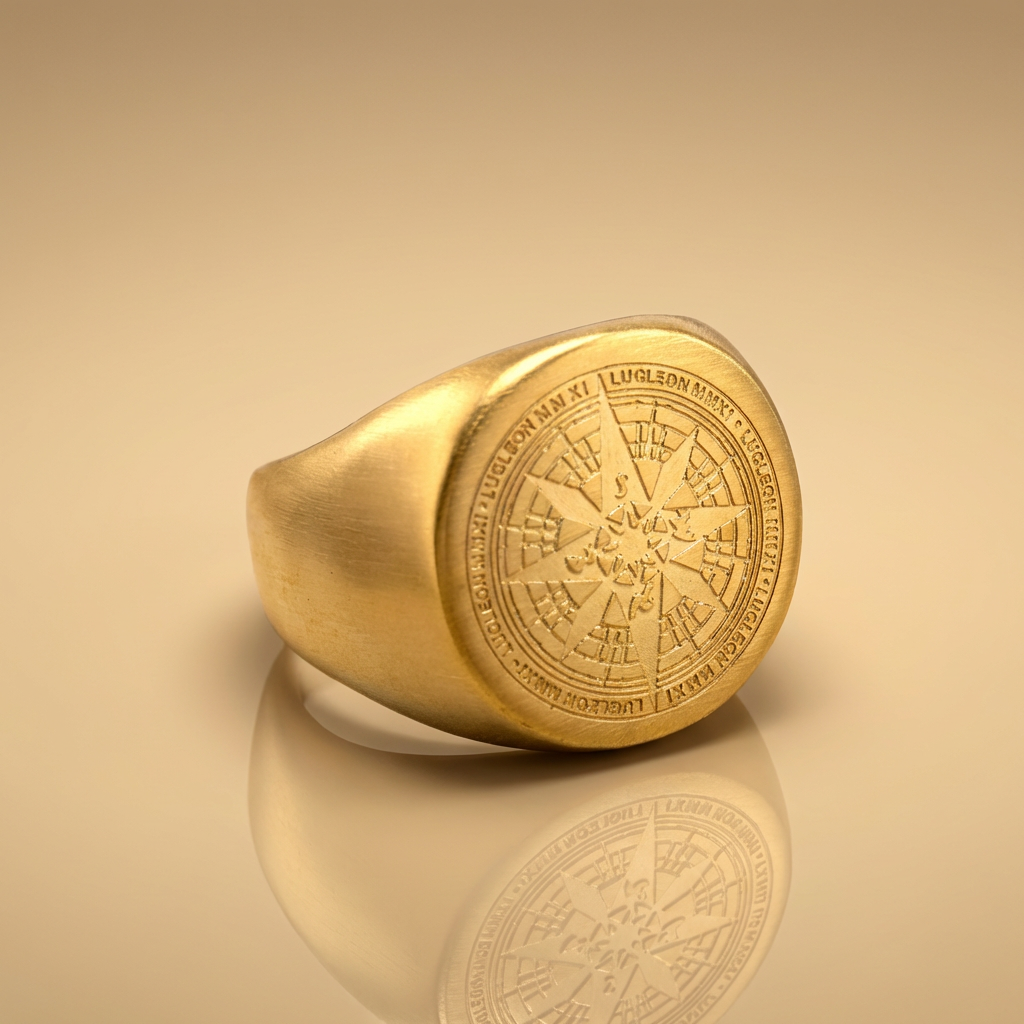 Viking Compass Ring