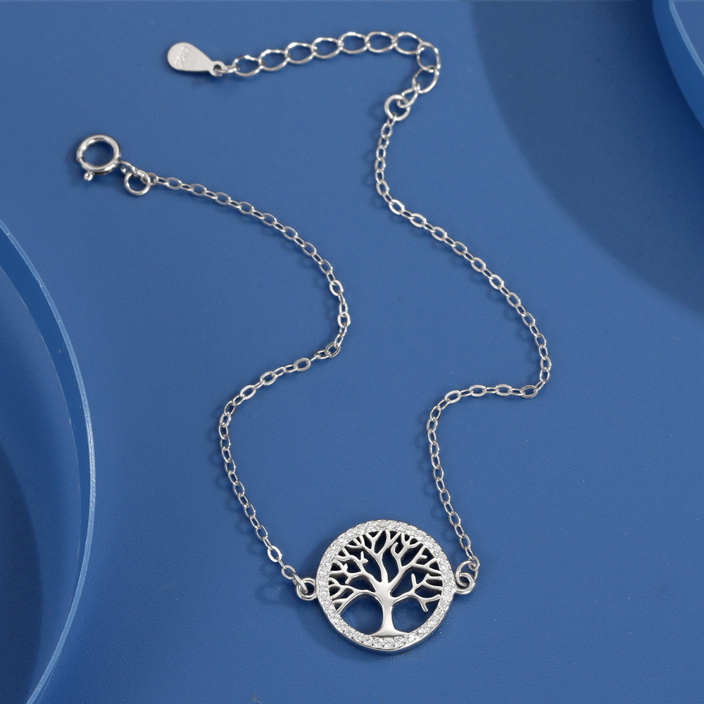 Women's-Tree of Life 925 Sterling Silver Openwork Jewelry Collection-stylishnooks