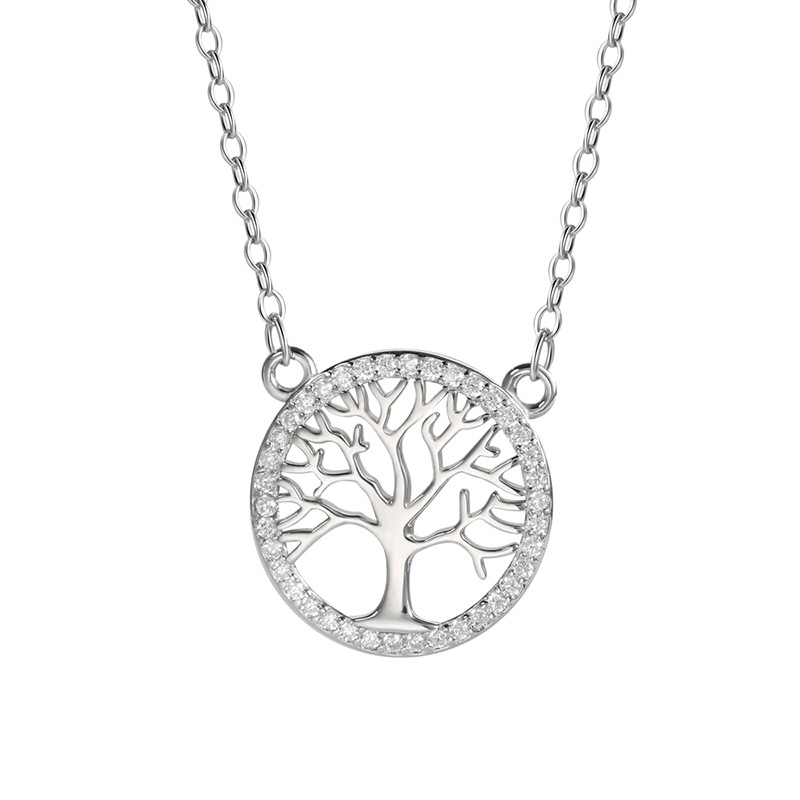 Women's-Tree of Life 925 Sterling Silver Openwork Jewelry Collection-stylishnooks