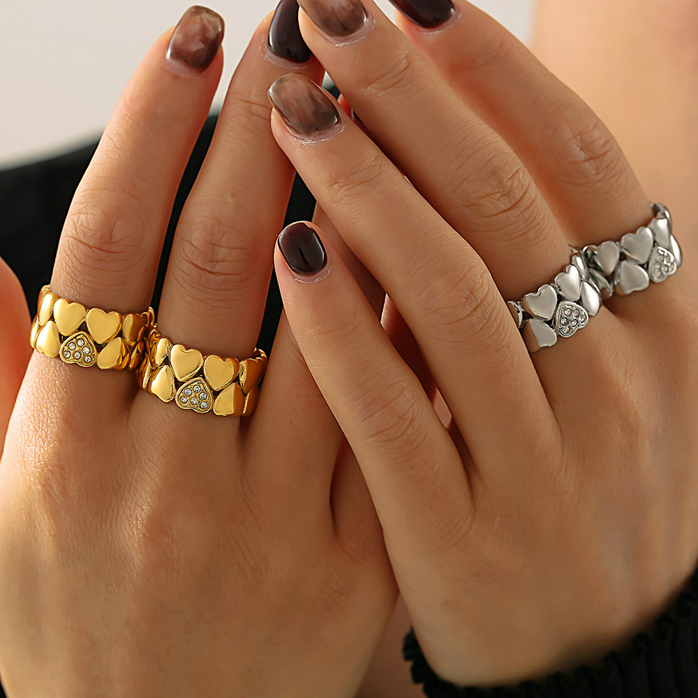 The Double Vintage Heart Ring