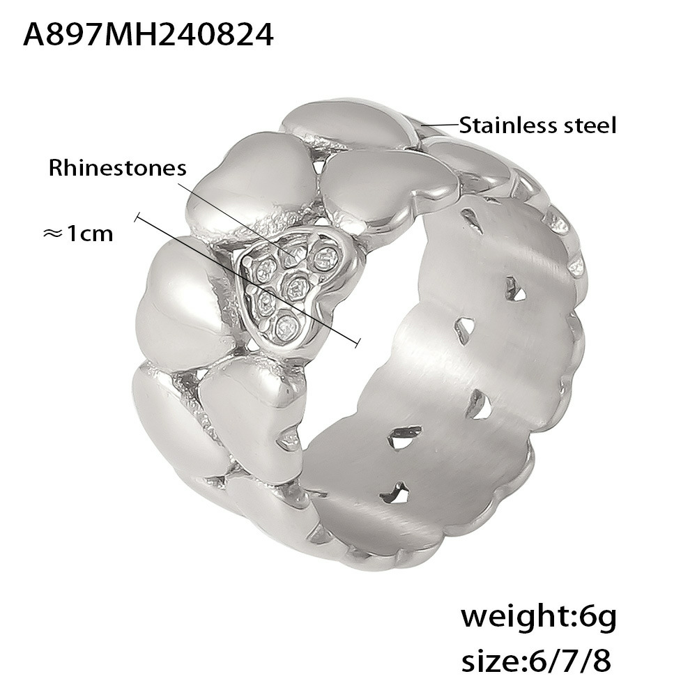 The Double Vintage Heart Ring