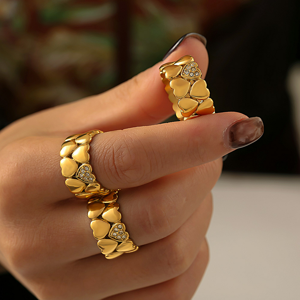 The Double Vintage Heart Ring