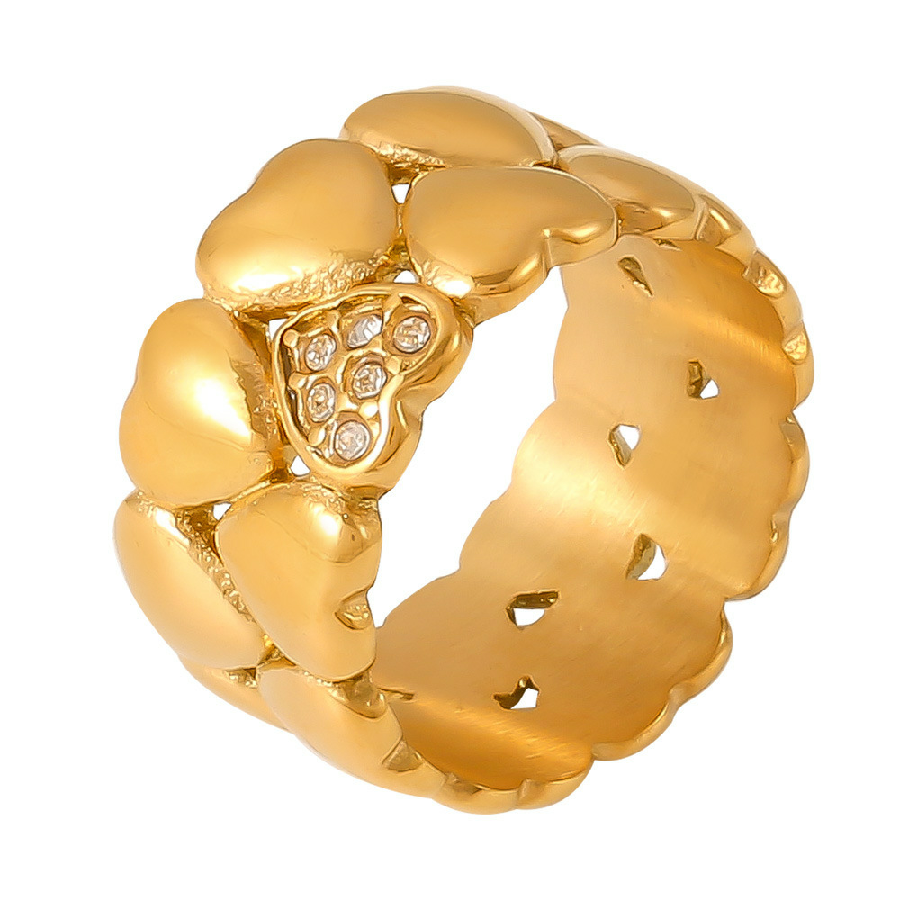 The Double Vintage Heart Ring