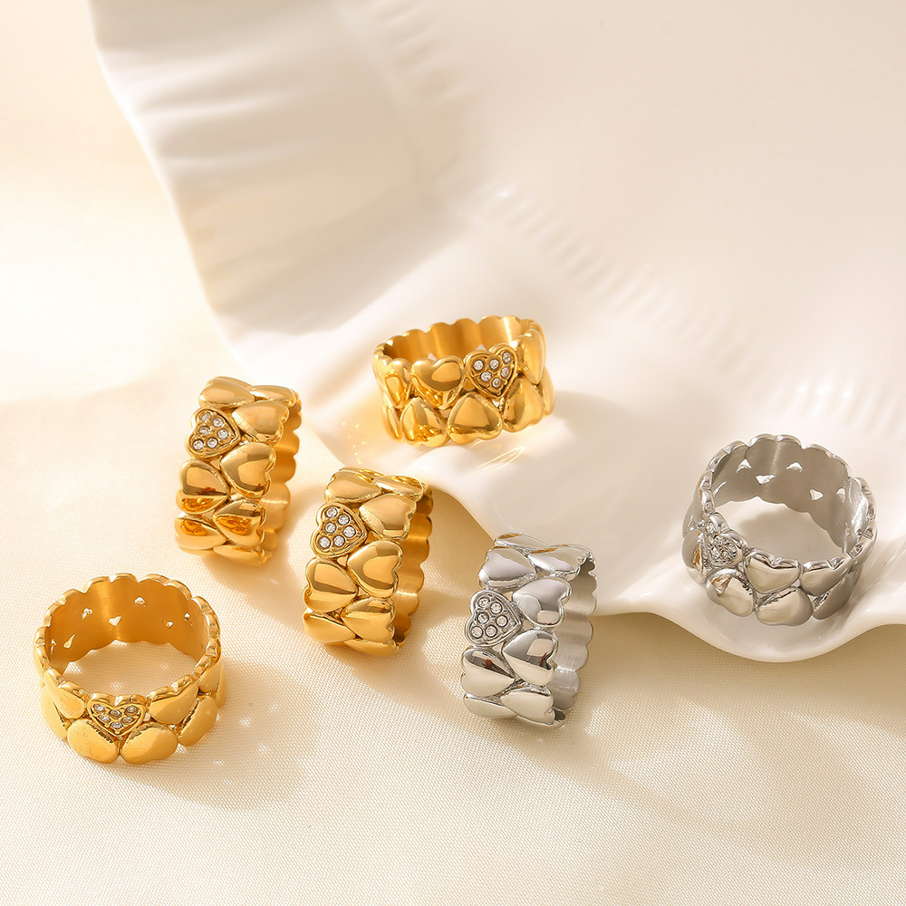 The Double Vintage Heart Ring