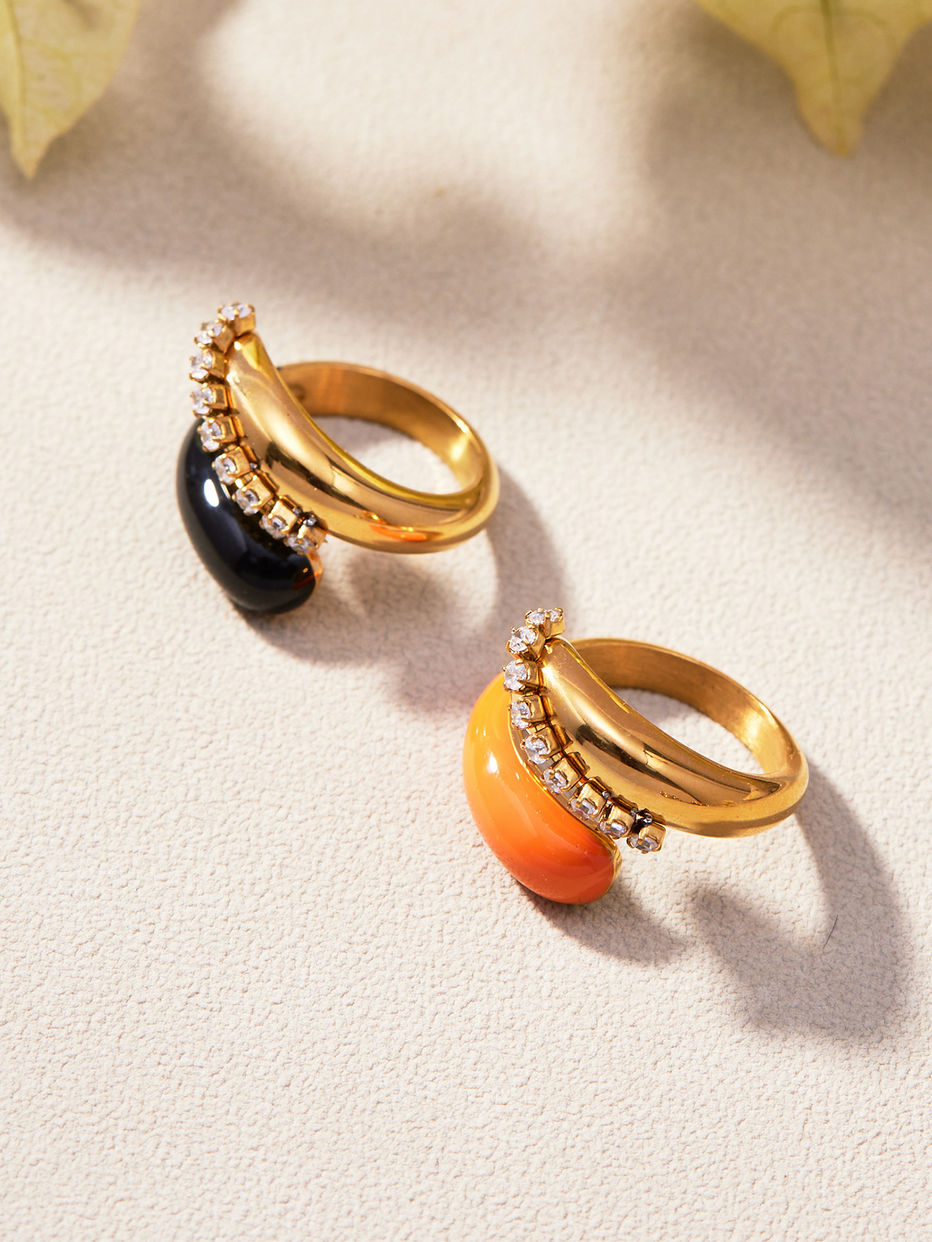 The French Double Drop Ring