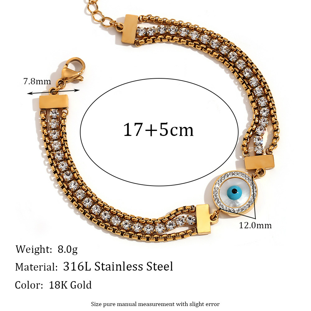 Vintage Evil Eye Protection Bracelet-stylishnooks