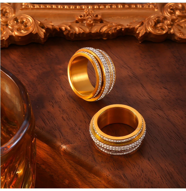  Galaxy Pearl & CZ Geometric Ring-stylishnooks