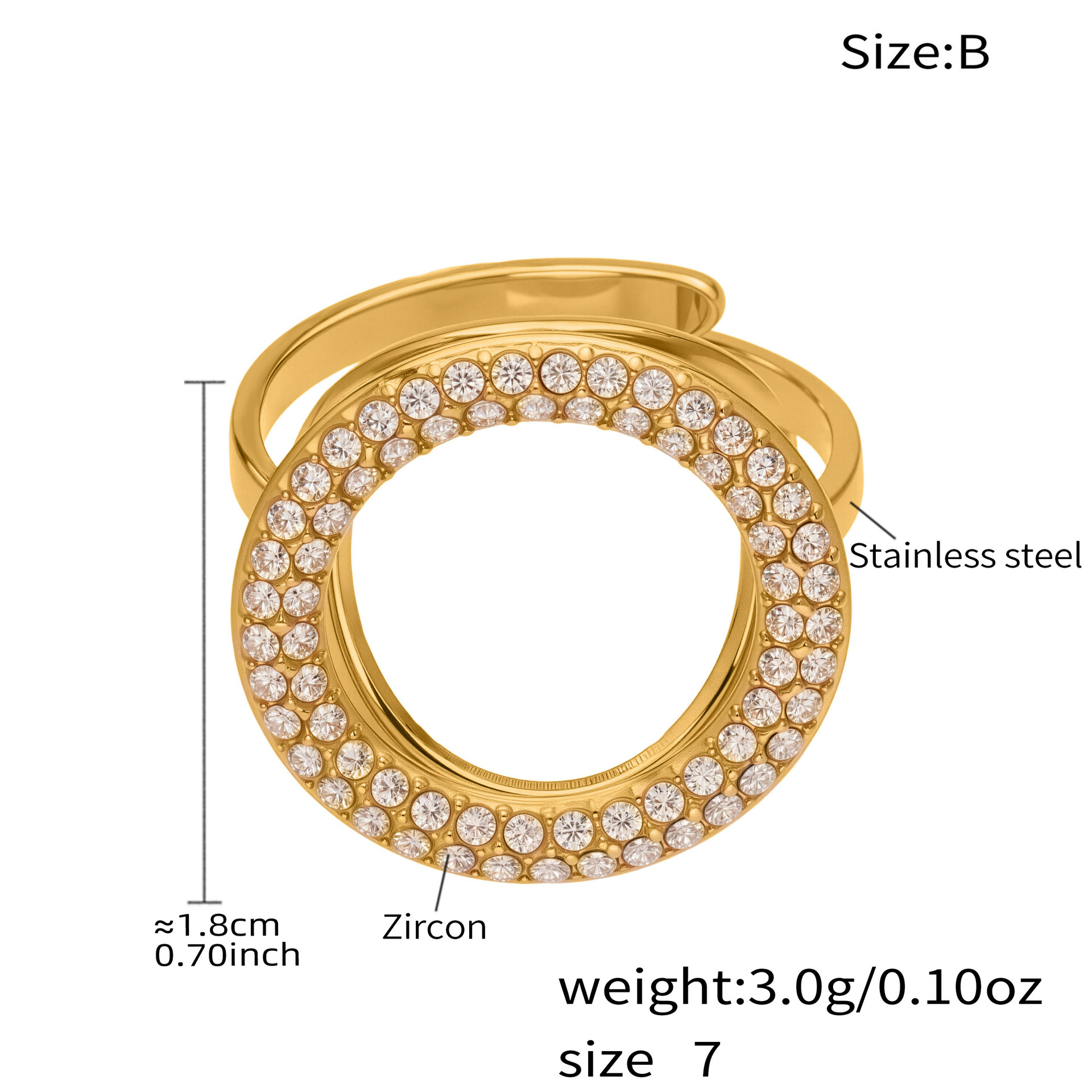 The French Love Knot Adjustable Ring